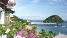 A beautiful view from a terrace of Isla Taboga hotel