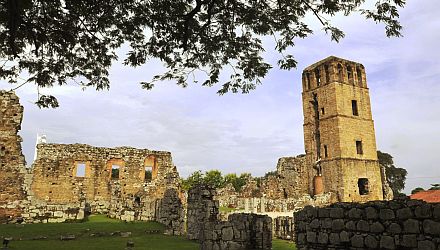 The ruins of the old city of panama, otherwise known as Panama Viejo