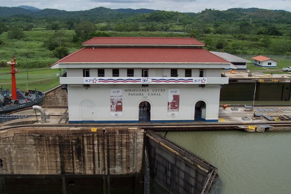 Miraflores Locks at the Panama Canal